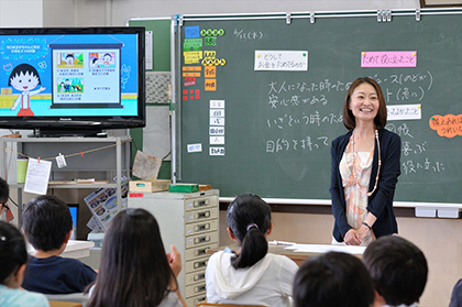 「計画を立ててお金を使おう」授業　講師
